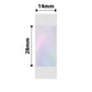 NB639 - NIIMBOT - D11 / D101 / D110 / H1S - TT14X28 - 205 LABELS PER ROLL - COLORFUL PINK TRANSPARENT - ROUND