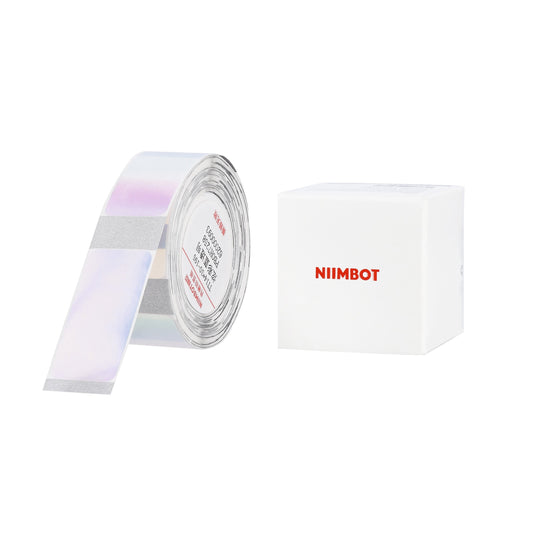 NB643 - NIIMBOT - D11 / D101 / D110 / H1S - TT14X30 - 195 LABELS PER ROLL - COLORFUL BLUE TRANSPARENT - RECTANGLE