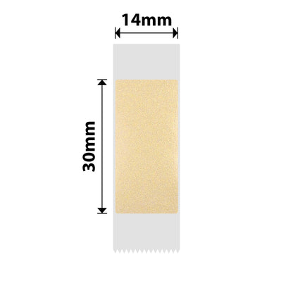 NB645 - Niimbot - D11 / D101 / D110 / H1S - 14x30mm - 195 Gold Transparent Labels
