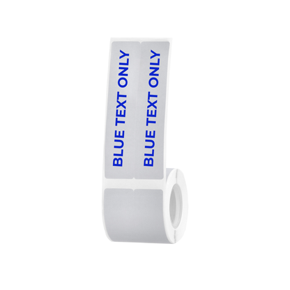 NB647 - Niimbot - B1 / B21 / B31 / B3S / B4 - 20mmX90mm/2L - 140 Silver Grey & Blue Text Labels