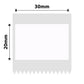 NB649 - NIIMBOT - B1 / B21 / B3S / B4 - T30X20 - 315 LABELS PER ROLL - WHITE - RED TEXT ONLY - RECTANGLE