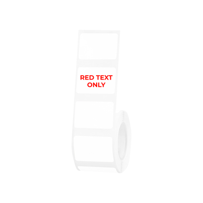 NB649 - NIIMBOT - B1 / B21 / B3S / B4 - 30X20MM - 315 WHITE RED TEXT ONLY LABELS