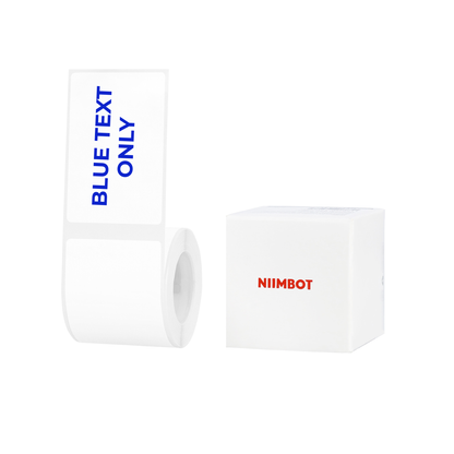 NB653 - NIIMBOT - B1 / B21 / B3S / B4 - 40X60MM - 125 WHITE BLUE TEXT LABELS