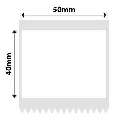 NB657 - NIIMBOT - B1 / B21 / B3S / B4 - T50X40 - 180 LABELS PER ROLL - WHITE - BLUE TEXT ONLY - RECTANGLE