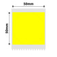 NB659 - NIIMBOT - B1 / B21 / B3S / B4 - T50X50 - 145 LABELS PER ROLL - YELLOW - RED TEXT ONLY - ROUND