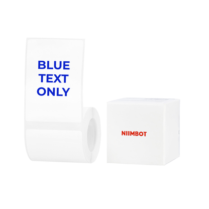 NB660 - Niimbot - B1 / B21 / B31 / B3S / B4 - 50x70mm - 105 White Blue Text Labels