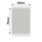 NB661 - NIIMBOT - B1 / B21 / B3S / B4 - T50X70 - 90 LABELS PER ROLL - SILVER GRAY - BLUE TEXT ONLY - RECTANGLE