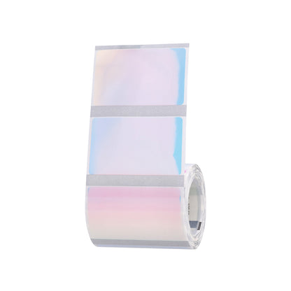 NB663 - Niimbot - B1 / B21 / B31 / B3S / B4 - 50x30mm - 230 Colorful Blue Transparent Labels