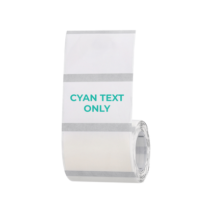 NB664 - NIIMBOT - B1 / B21 / B3S / B4 - 50X30MM - 230 TRANSPARENT CYAN TEXT LABELS