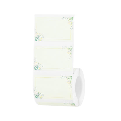 NB669 - NIIMBOT - B1 / B21 / B3S / B4 - T50X30 - 230 LABELS - WHITE FLOWER