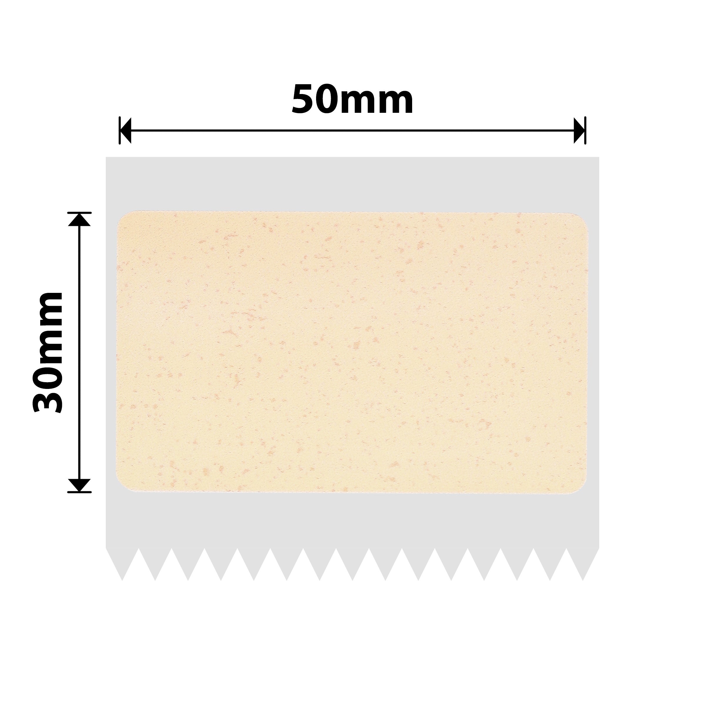 NB671 - NIIMBOT - B1 / B21 / B3S / B4 - T50X30 - 230 LABELS - KRAFT LIGHT BEIGE