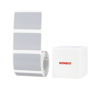 NB675 - Niimbot - B1 / B21 / B31 / B3S / B4 - 50x30mm - 230 Silver Transparent Labels