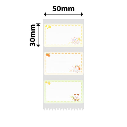NB678 - Niimbot - B1 / B21 / B31 / B3S / B4 - 50x30mm - 230 Animal Autumn Outing Labels
