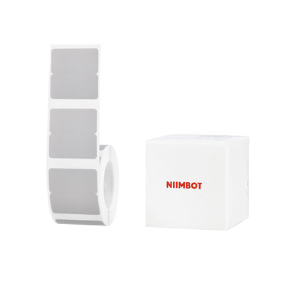 NB686 - NIIMBOT - B1 / B21 / B3S / B4 - T30X15/2R - 380 LABELS - SILVER - GRAY ANTI - COUNTERFEITING VOID