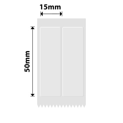 NB687 - Niimbot - B1 / B21 / B31 / B3S / B4 - 15x50/2L - 210 Transparent Anti-Counterfeiting Labels