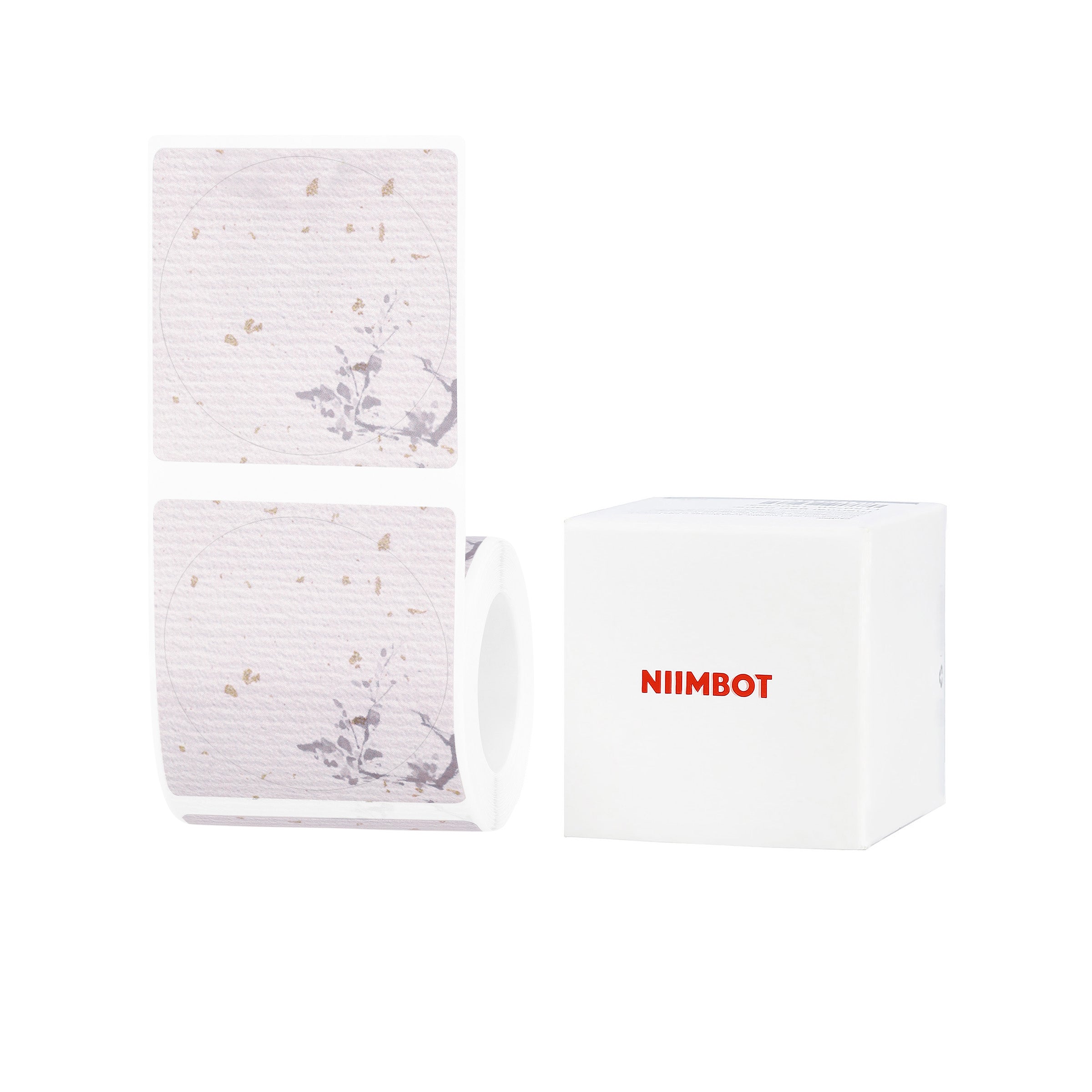 NB699 - Niimbot - B1 / B21 / B31 / B3S / B4 - 50x50mm - 145 Wine Among The Flowers Labels