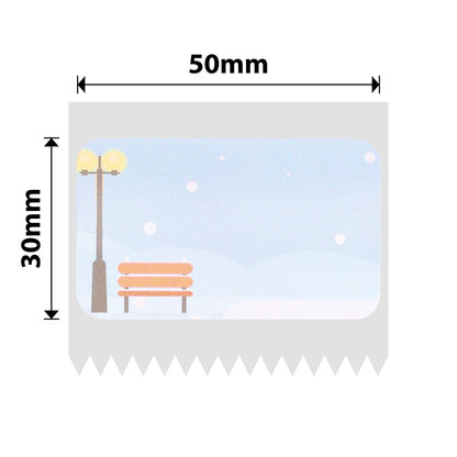 NB704 - Niimbot - B1 / B21 / B31 / B3S / B4 - 50x30mm - 230 Winter Scene Labels