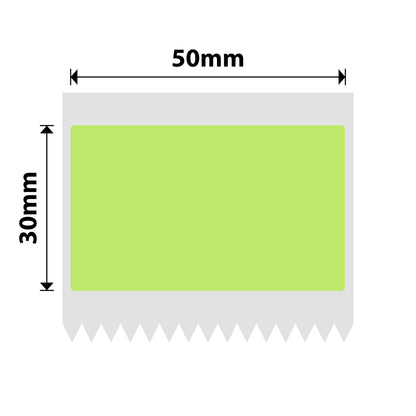 NB711 - NIIMBOT - B1 / B21 / B3S / B4 - 50X30MM - 230 LABELS - TENDER GREEN