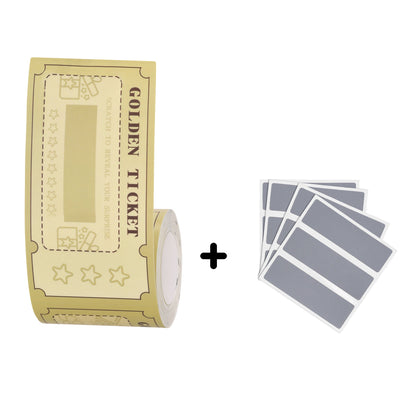 NB724 - Niimbot - M2 / M3 - 53x100mm - 50 Gold Scratch Cards