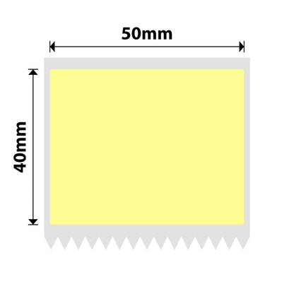 NB730 - NIIMBOT - K2 / K3 ONLY - 50X40MM - 740 LABELS - BRIGHT YELLOW