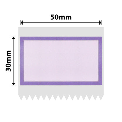 NB731 - NIIMBOT - B1 / B21 / B3S / B4 - 50X30MM - 230 PURPLE BORDER LABELS