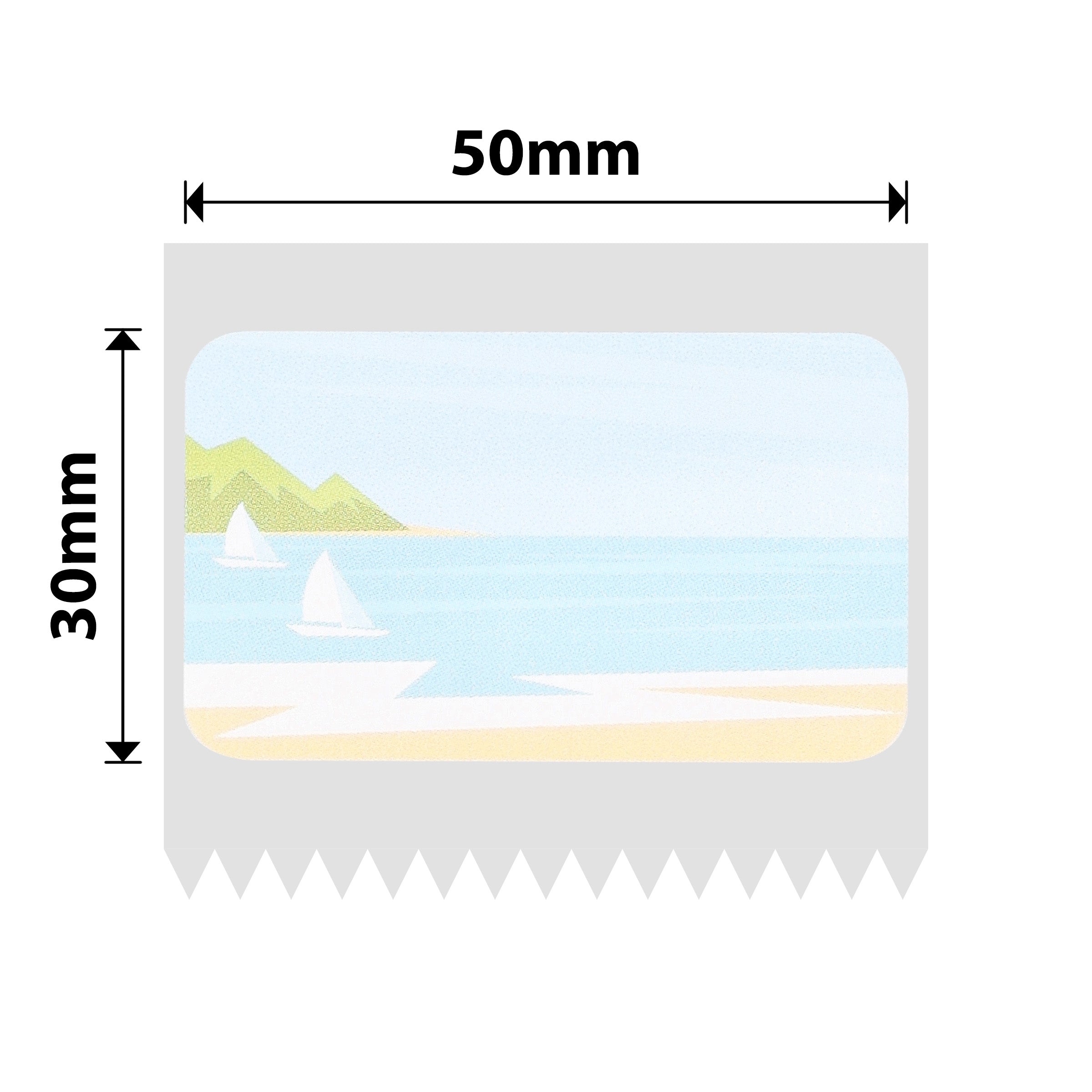 NB733 - Niimbot - B1 / B21 / B31 / B3S / B4 - 50x30mm - 230 Summerscene Labels