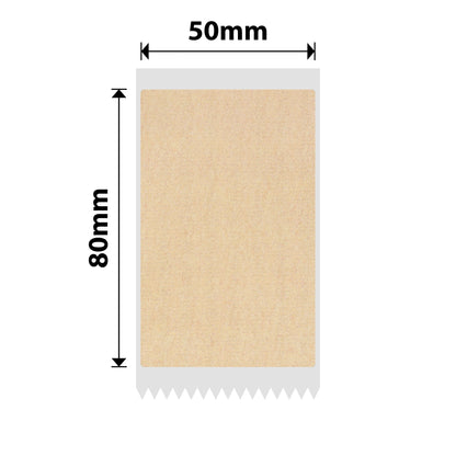 NIIMBOT - B Pro Range - 50x80mm - Kraft - Dual Colour - Red & Black Text - 95 Labels