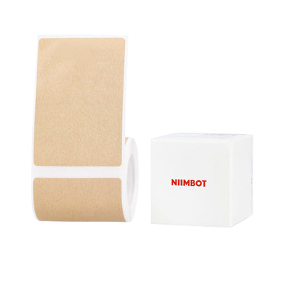 NB736 - Niimbot - B1 / B21 / B31 / B3S / B4 - 50x70mm - 105 Kraft Labels