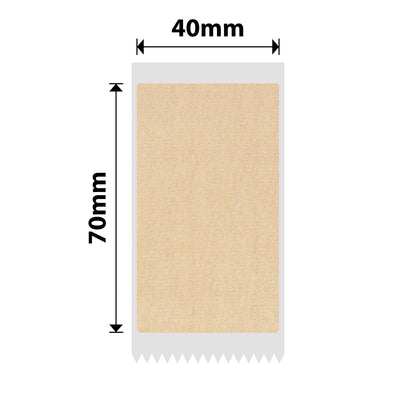 NB744 - Niimbot - B1 / B21 / B31 / B3S / B4 - 40x70mm - 105 Kraft Labels