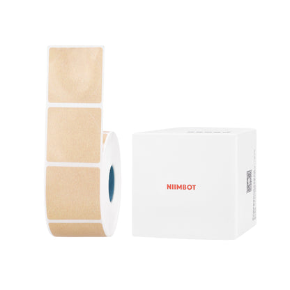 NB748 - Niimbot - K2 / K3 - 40x40mm - 740 Kraft Round Labels