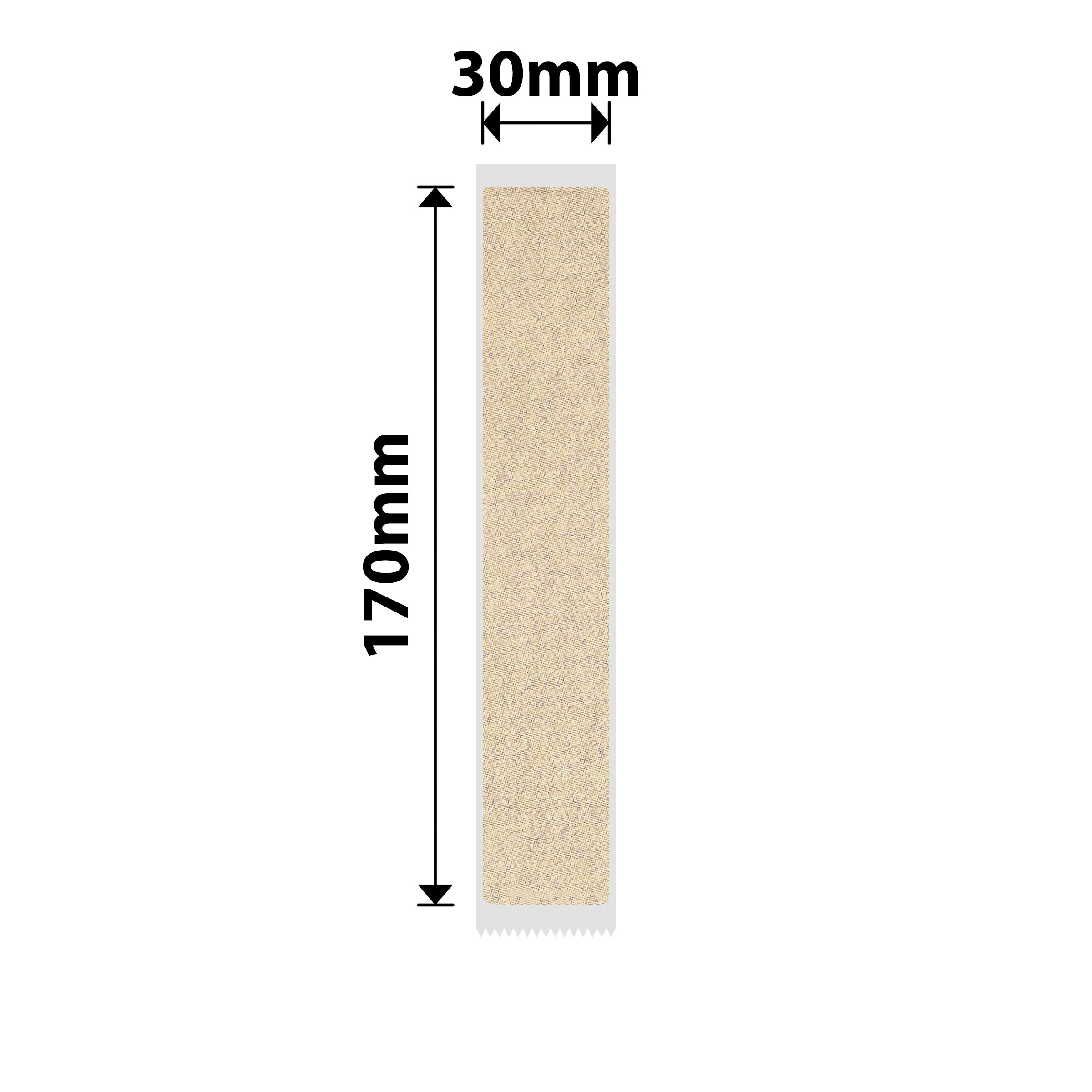 NB752 - Niimbot - B1 / B21 / B31 / B3S / B4 - 30x170mm - 45 Kraft File Labels