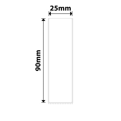 NIIMBOT - D101 ONLY - 25X75MM - 90 LABELS - WHITE