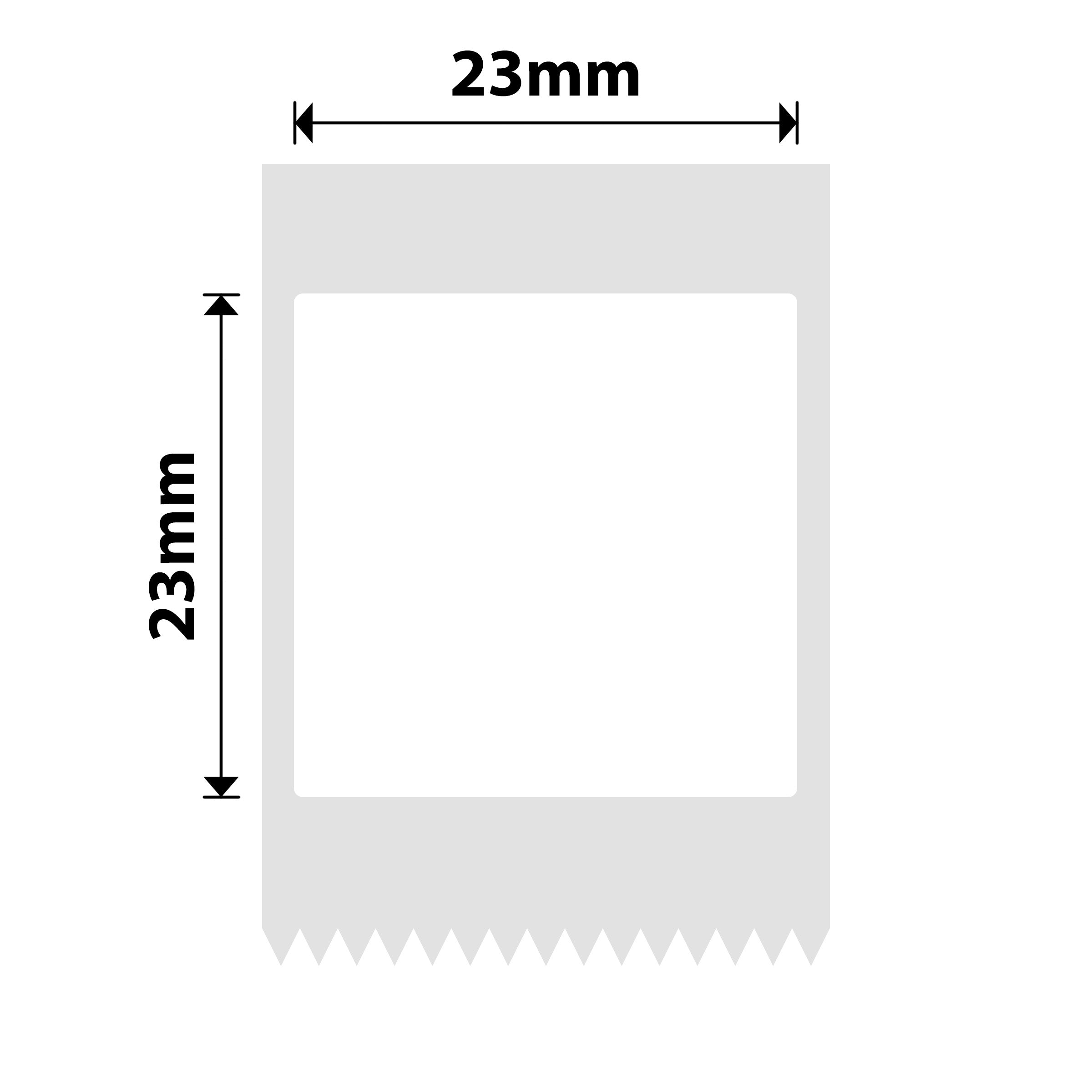 NB755 - Niimbot - B1 / B21 / B31 / B3S / B4 - 23x23mm - 285 White (M Style) Labels