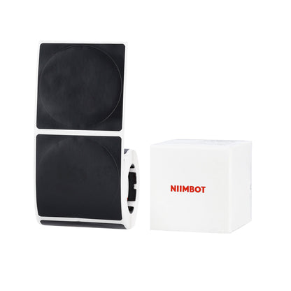 NIIMBOT - M2 / M3 - 50X50MM - 140 LABELS -  MATT BLACK ROUND