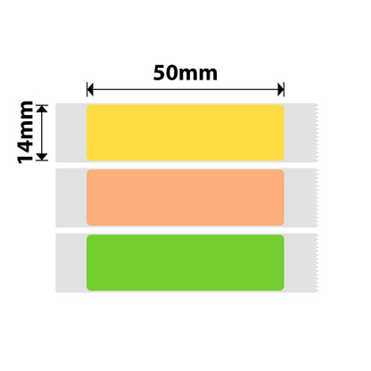 NIIMBOT - D Range - 14x50mm - Colored Freezer - 125 Labels