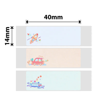 NIIMBOT - N1 - 14x40mm - Iron On Cartoon Patterns - 60 Labels - CN