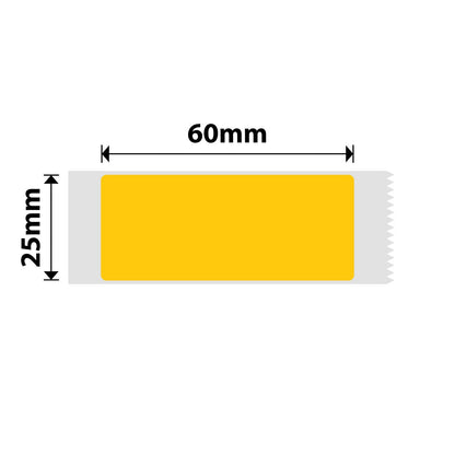 NIIMBOT - D101 Only - 25x60mm - Yellow - 110 Labels