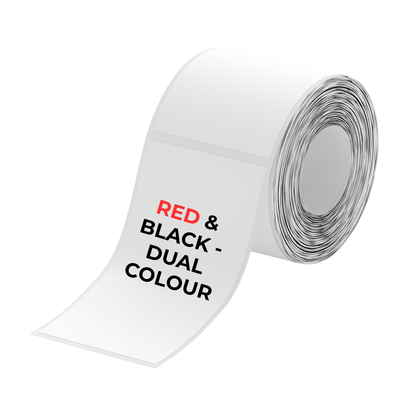 NB819 - Niimbot - B1-Pro / B2-Pro / B21-Pro - 38x70mm - 115 White - Dual Colour - Red & Black Text Labels