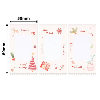 NIIMBOT - B Pro Range - 50x89mm - Greyscale - Photo Paper - Snow Country Christmas - 90 Labels - CN