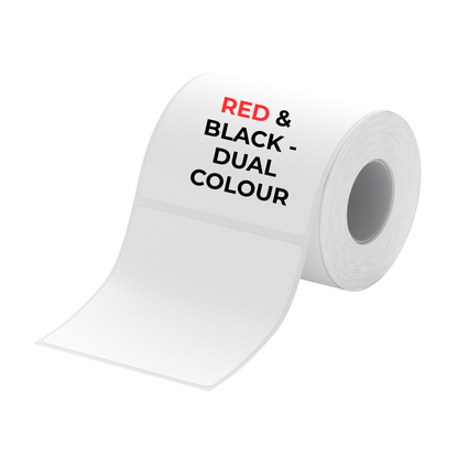 NB825 - Niimbot - B1-Pro / B2-Pro / B21-Pro - 50x50mm - 145 White - Dual Colour - Red & Black Text Labels