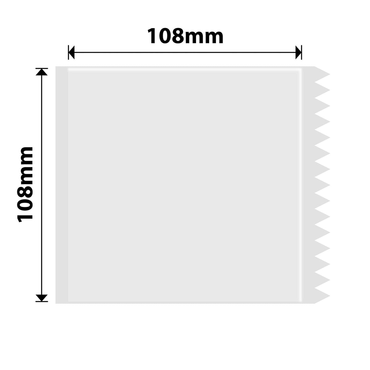 NIIMBOT - B4 Only - 108x108mm - Transparent - 70 Labels