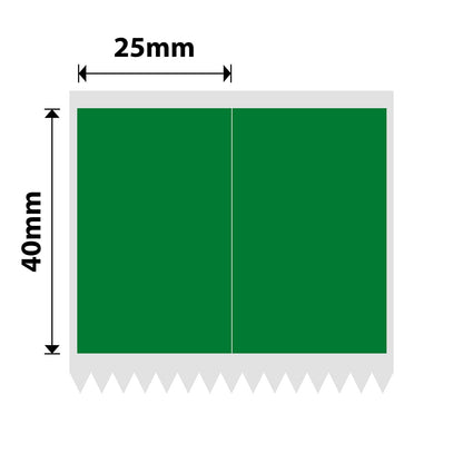 NIIMBOT - M Range - 25x40mm/2L - Green - 370 Labels