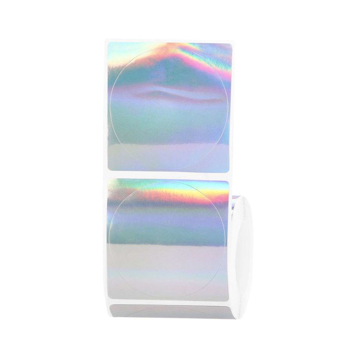 NIIMBOT - M Range - 50x50mm - Silver Holographic Laser Round - 150 Labels