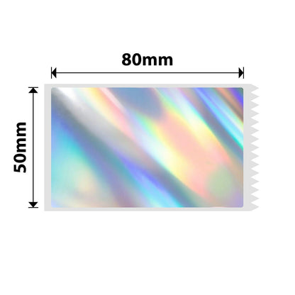 NIIMBOT - M Range - 50x80mm - Silver Holographic Laser - 95 Labels