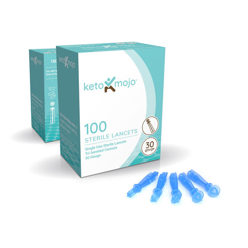 Keto-Mojo Universal Lancets 30 Gauge, 100 Pack