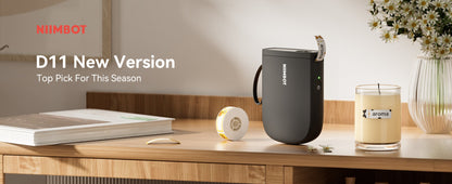 NIIMBOT - D11_H - 300DPI - PORTABLE BLUETOOTH LABEL PRINTER INC FREE LABEL ROLL