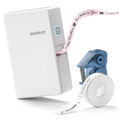 NB624 - NIIMBOT - N1 - BLUETOOTH SATIN RIBBON & LABEL PRINTER KIT INCL BOTH SETS - BEIGE
