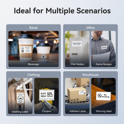 NIIMBOT - K3 - THERMAL BUSINESS BLUETOOTH LABEL PRINTER - INCLUDING 50*30MM LABEL ROLL WITH 900 LABELS