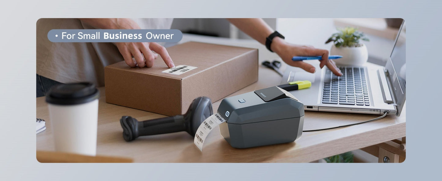 NIIMBOT - K3 - THERMAL BUSINESS BLUETOOTH LABEL PRINTER - INCLUDING 50*30MM LABEL ROLL WITH 900 LABELS