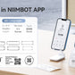 NIIMBOT - K3_W - THERMAL BUSINESS BLUETOOTH & WIFI LABEL PRINTER - INCLUDING 50*30MM LABEL ROLL WITH 900 LABELS